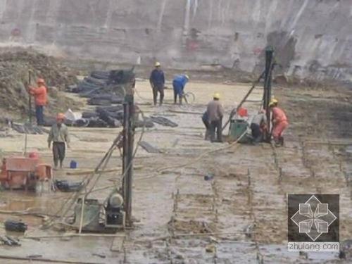 洛龙我公司承建北京房山区水池地基注浆加固工程